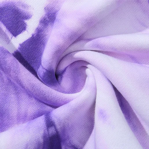 "TIE AND DYE" Sweat-shirt Hoodie à capuche Violet - URB1™