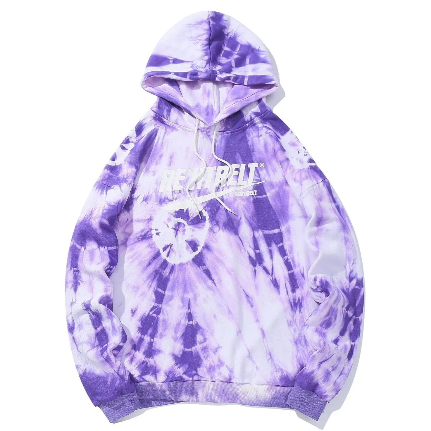 "TIE AND DYE" Sweat-shirt Hoodie à capuche Violet - URB1™