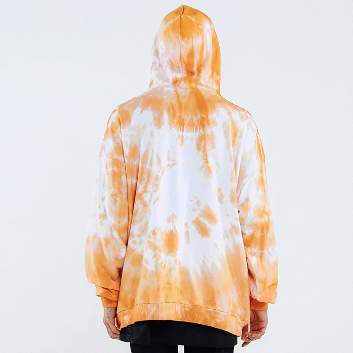"TIE AND DYE" Sweat-shirt Hoodie à capuche Violet - URB1™
