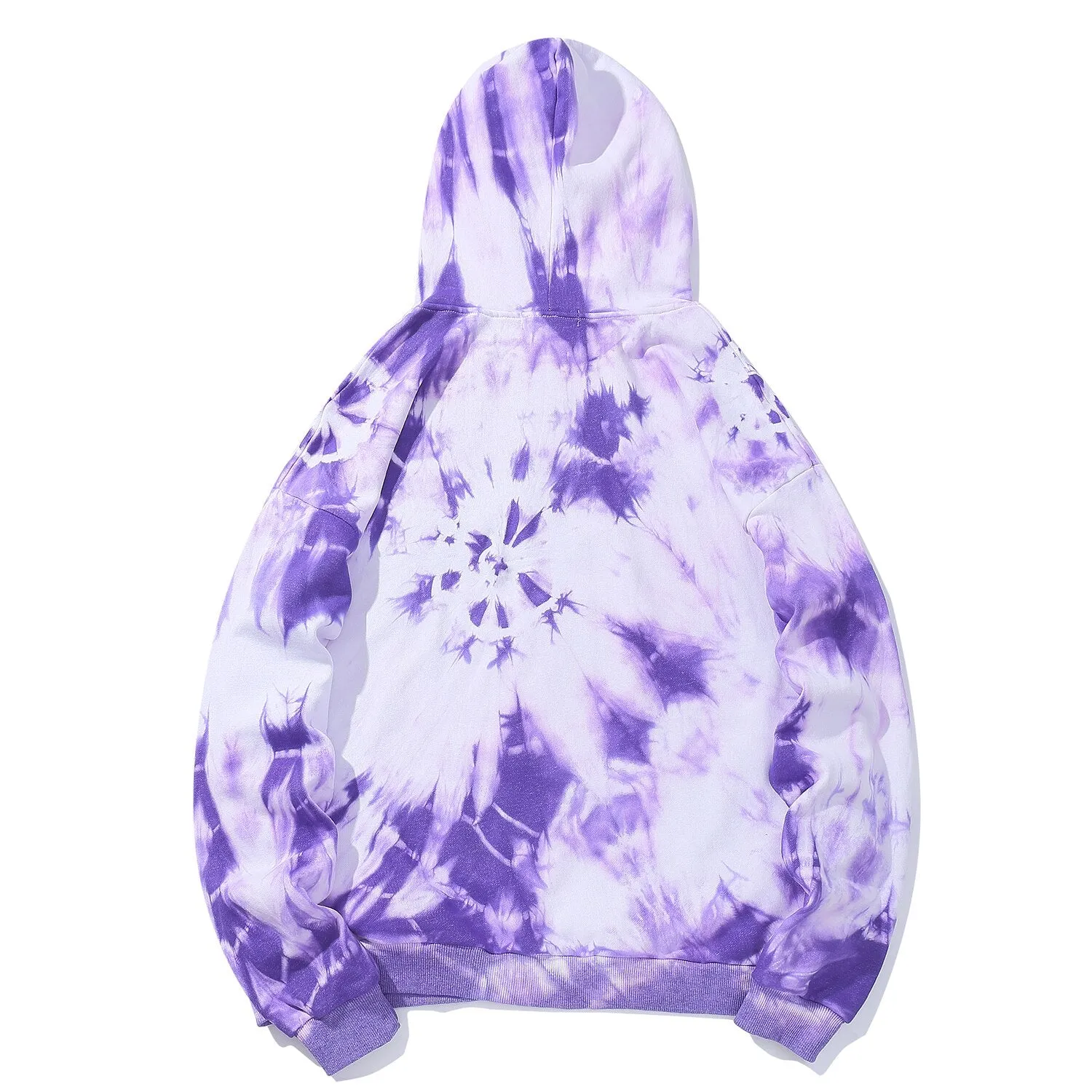 "TIE AND DYE" Sweat-shirt Hoodie à capuche Violet - URB1™