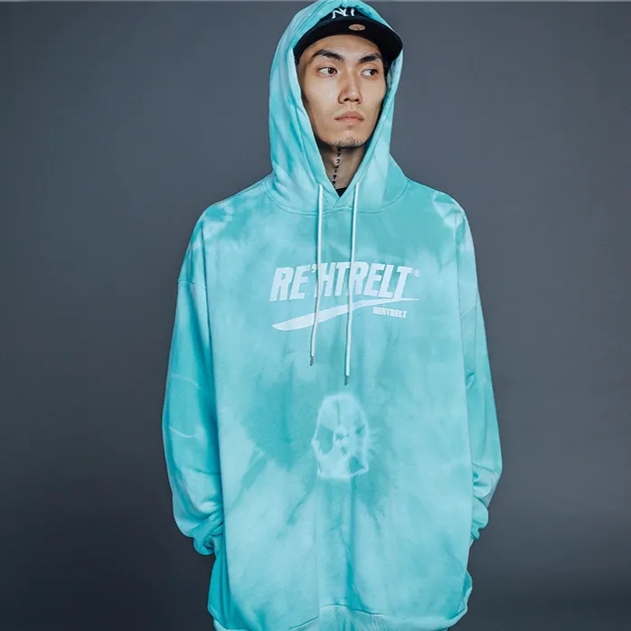 "TIE AND DYE" Sweat-shirt Hoodie à capuche Violet - URB1™