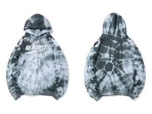 "TIE AND DYE" Sweat-shirt Hoodie à capuche Violet - URB1™