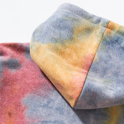 "TIE AND DYE" Sweatshirt Hoodie à capuche Bleu - URB1™