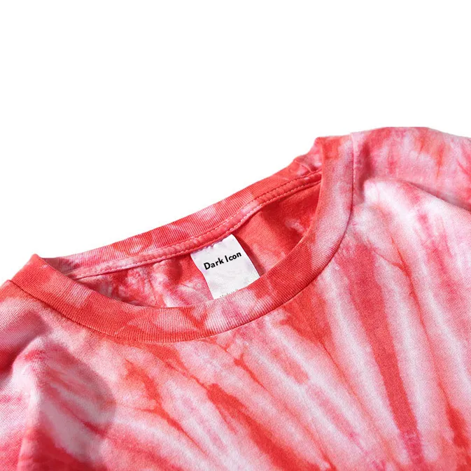 "Tie And Dye" T-shirt Gris Clair Délavé oversize - URB1™