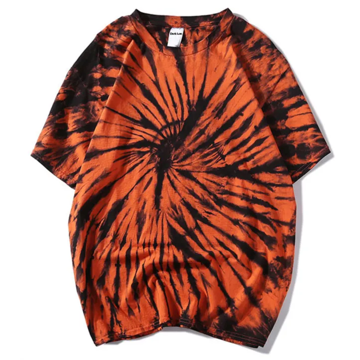 "Tie And Dye" T-shirt Gris Clair Délavé oversize - URB1™