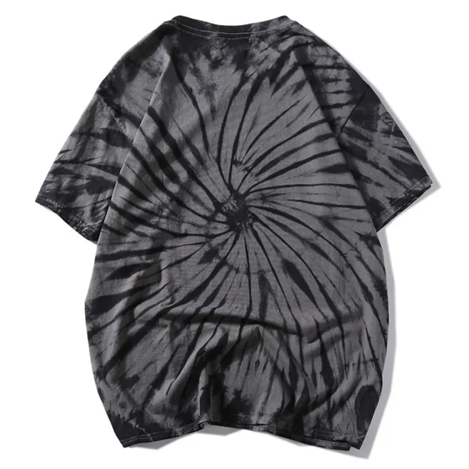 "Tie And Dye" T-shirt Gris Clair Délavé oversize - URB1™