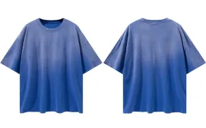 "Tie and dye" T-shirt Oversize Streetwear Gris - URB1™