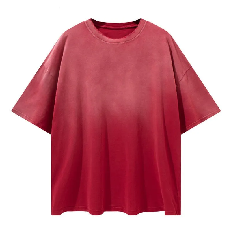 "Tie and dye" T-shirt Oversize Streetwear Gris - URB1™