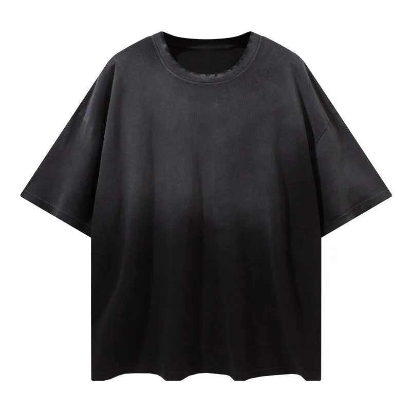 "Tie and dye" T-shirt Oversize Streetwear Gris - URB1™