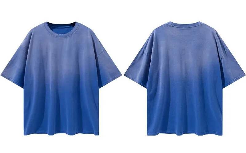 "Tie and dye" T-shirt Oversize Streetwear Gris - URB1™