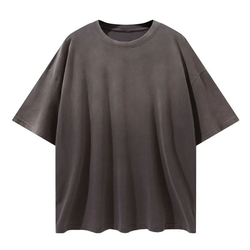 "Tie and dye" T-shirt Oversize Streetwear Gris - URB1™