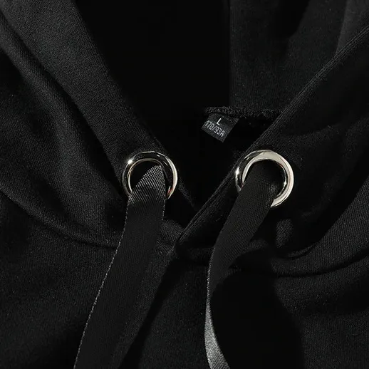 "TORJHRUS" Veste en jean denim Sweatshirt Noir - URB1™