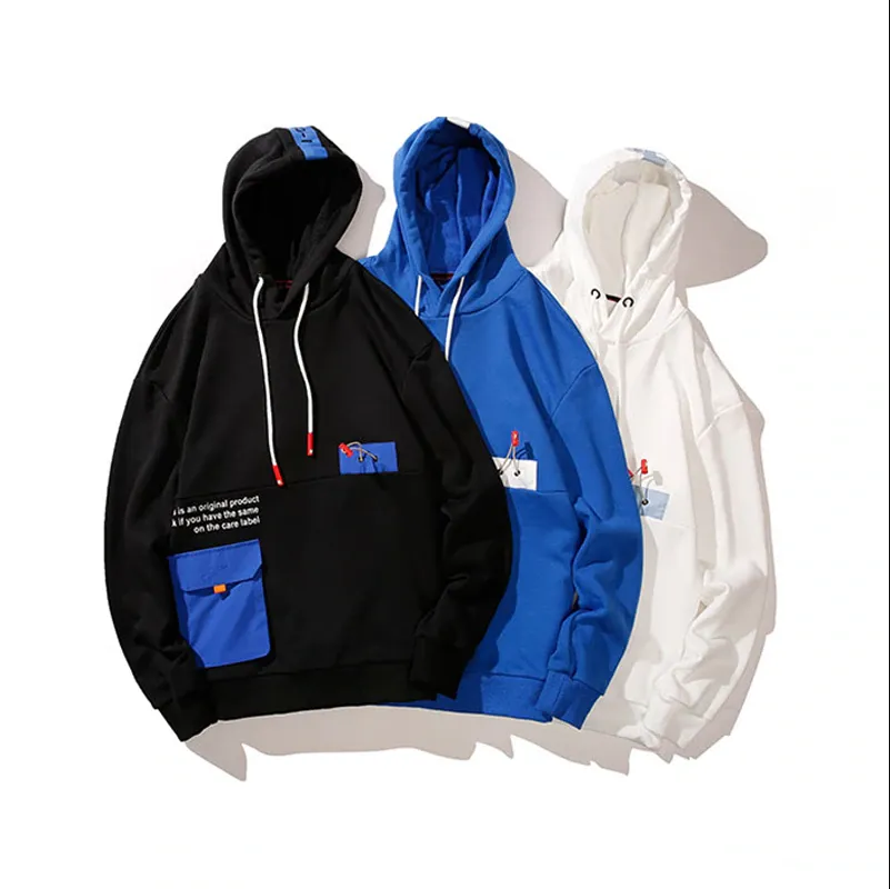 "V-CHANGE" Sweatshirt Noir Hoodie à Capuche - URB1™