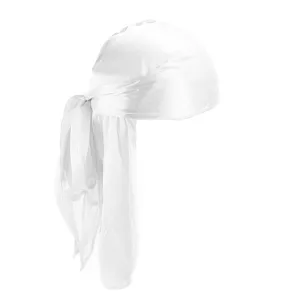"WAVES" Durag Blanc en Satin - URB1™