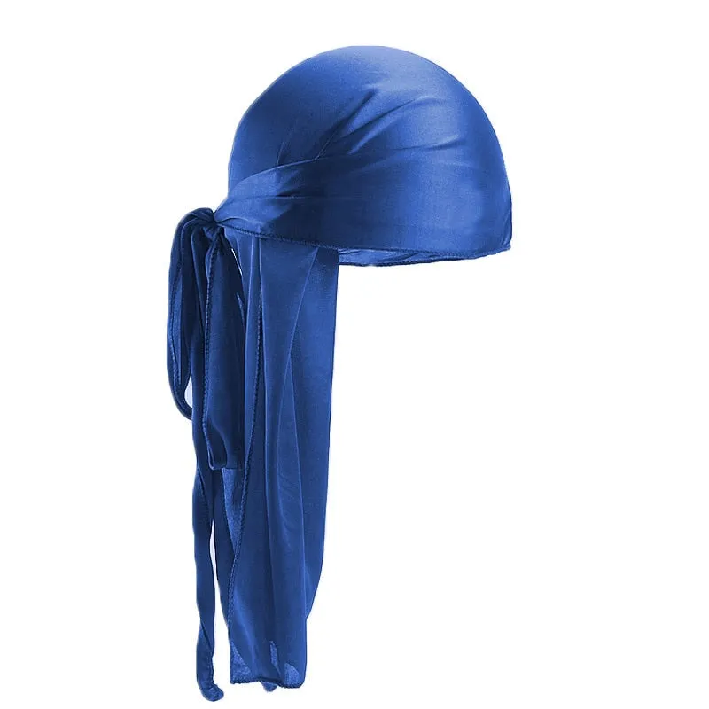 "WAVES" Durag Gris Argenté en Satin - URB1™