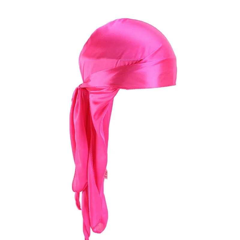 "WAVES" Durag Gris Argenté en Satin - URB1™