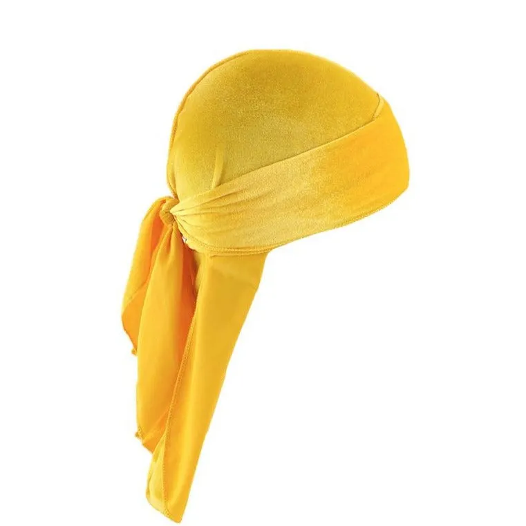 "WAVES" DURAG VERT FLUO EN VELOUR - URB1™