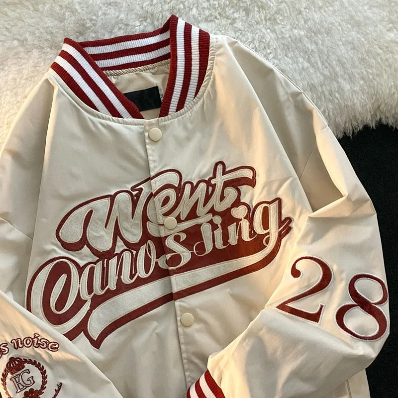 "WENT" Veste Bombers Versity Jacket Noir - URB1™