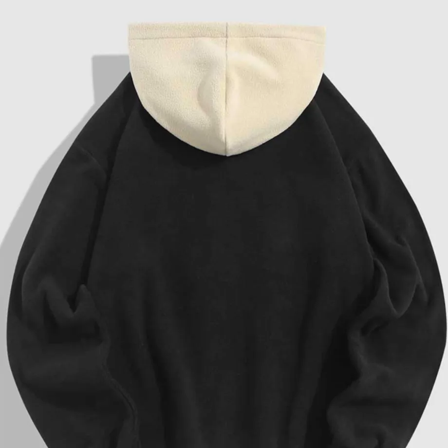 "WHISTLER" Sweat-shirt Polaire à capuche Vintage Rose Pâle - URB1™