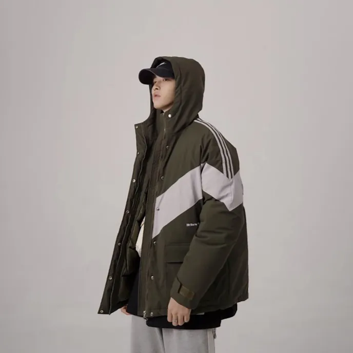 "WRITERS" doudoune veste matelassée Vert Militaire - URB1™