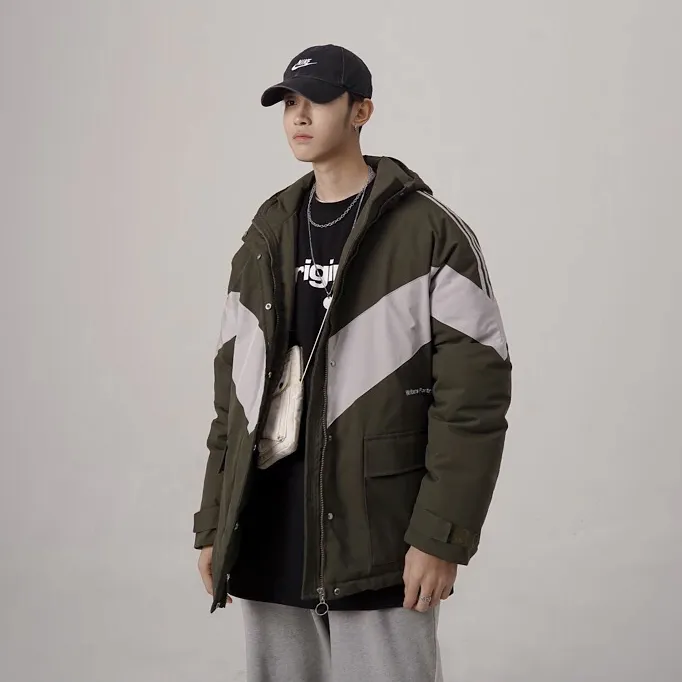 "WRITERS" doudoune veste matelassée Vert Militaire - URB1™