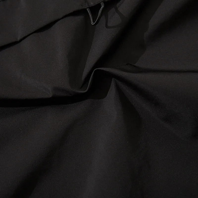 "X.G.X.F" Veste Coupe Vent à Capuche Techwear Noir - URB1™