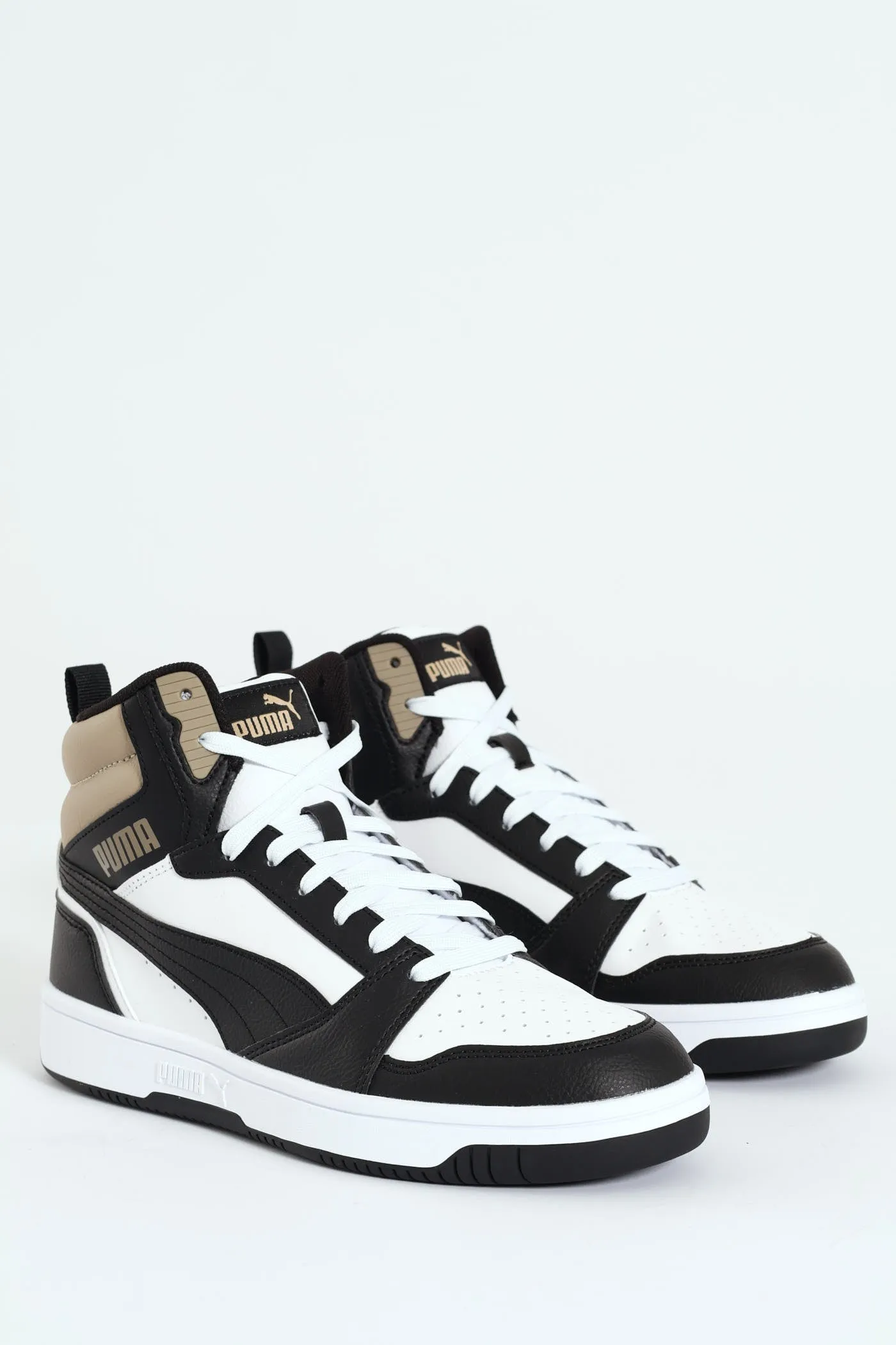 Rebound V6 Mid Sneaker - Brown/White