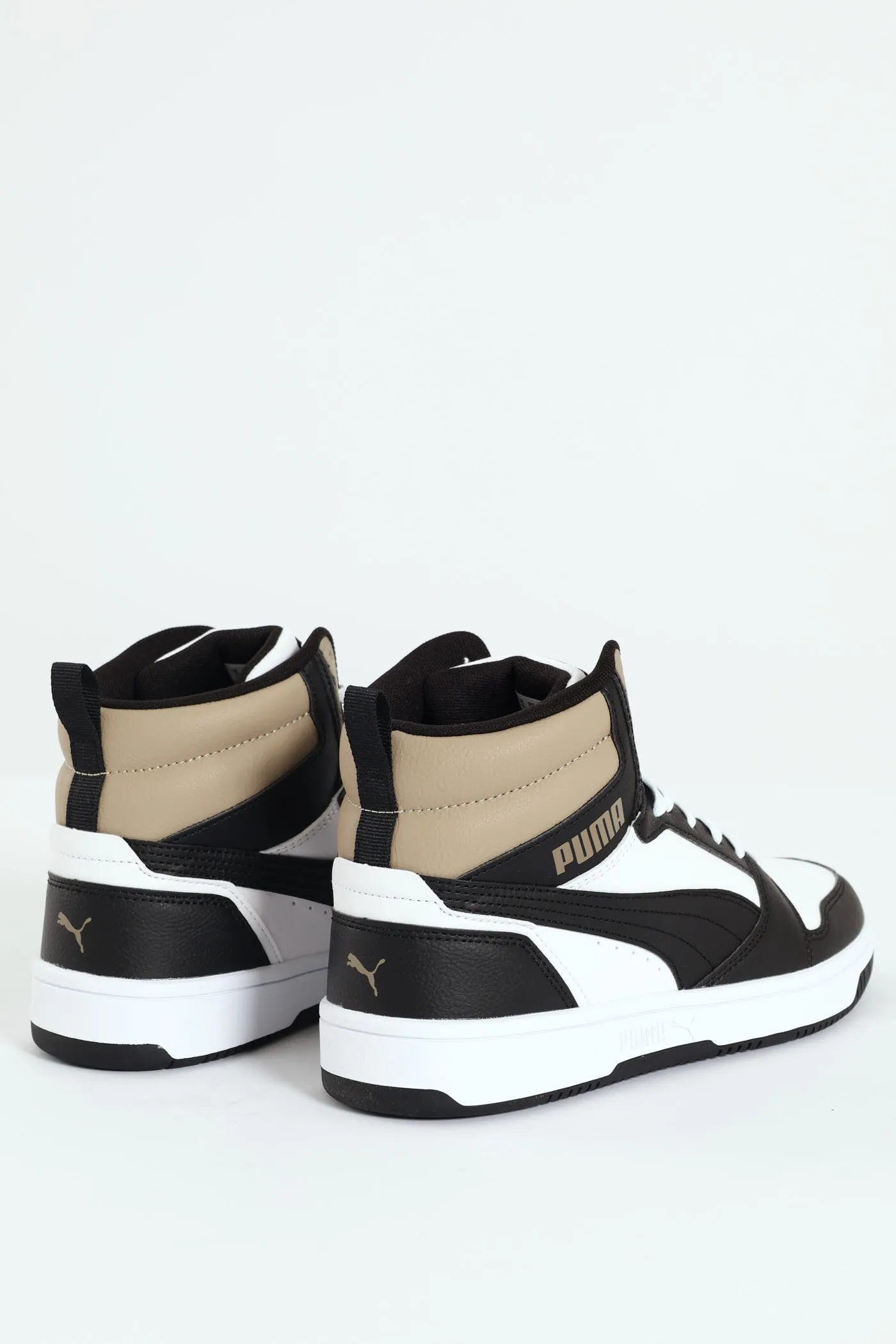 Rebound V6 Mid Sneaker - Brown/White