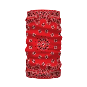Red Bloods Bandana Neck Morf Scarf