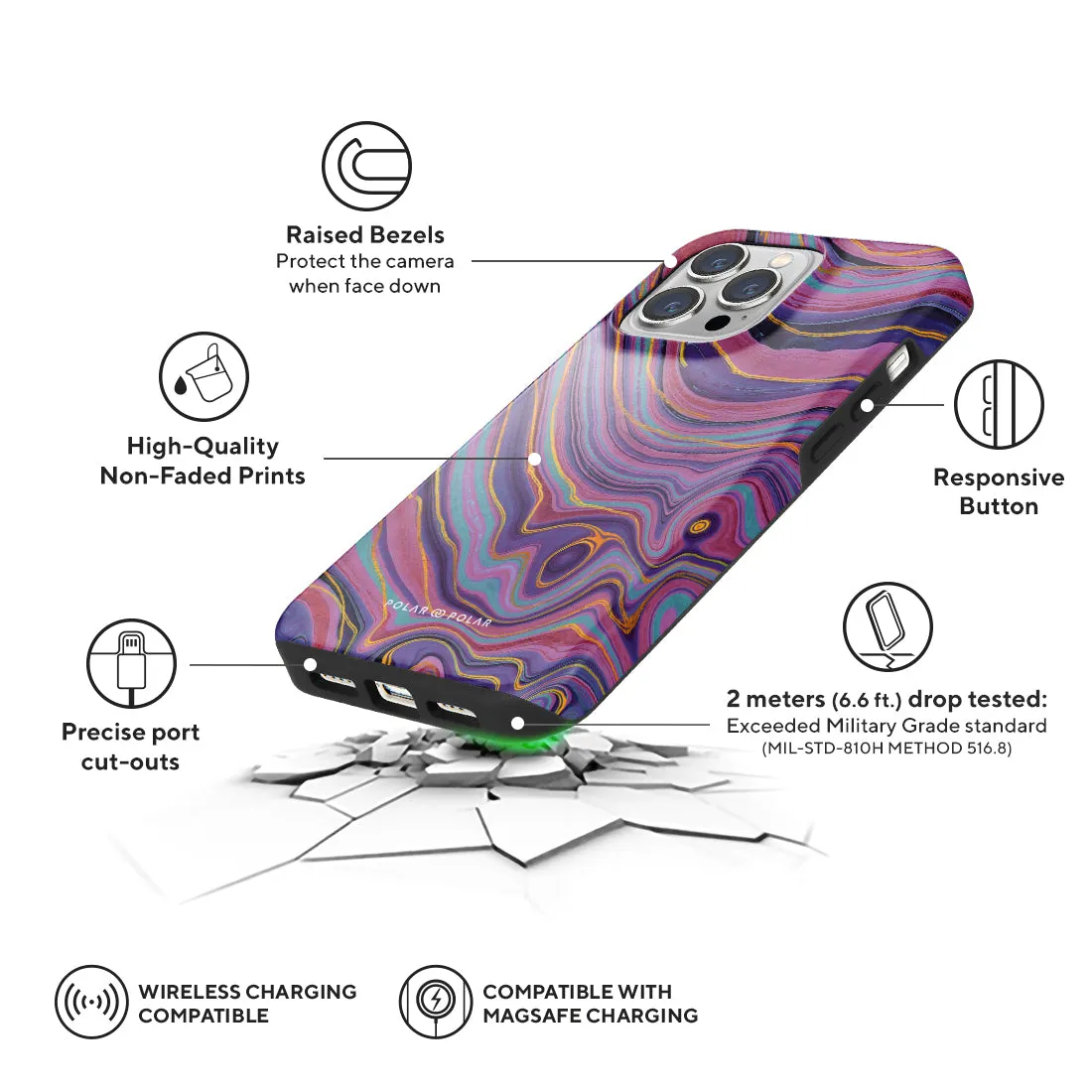 Rhythm In The Desert - iPhone 13 Pro Case