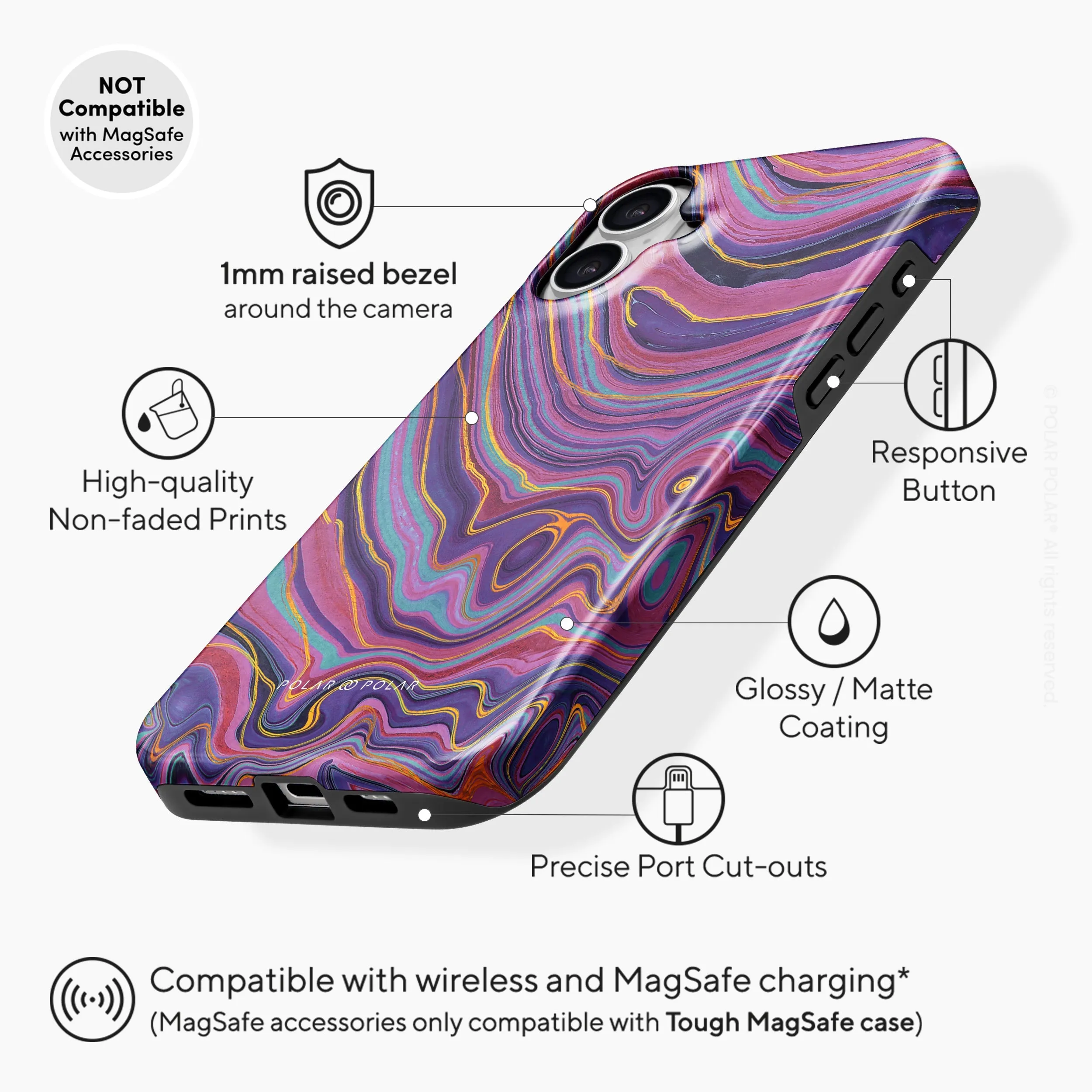 Rhythm in the Desert - iPhone 16 Plus Case