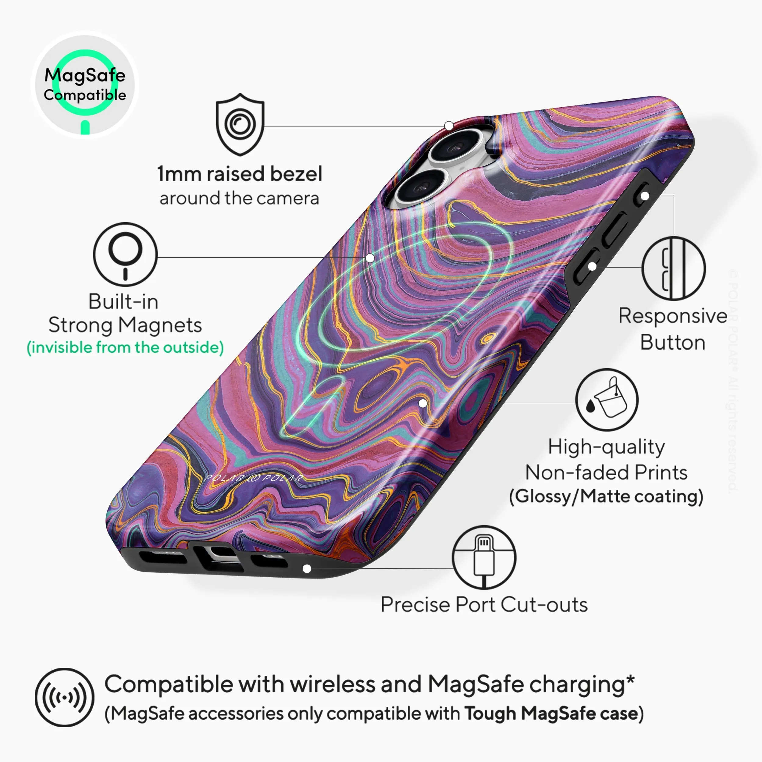 Rhythm in the Desert - iPhone 16 Plus Case