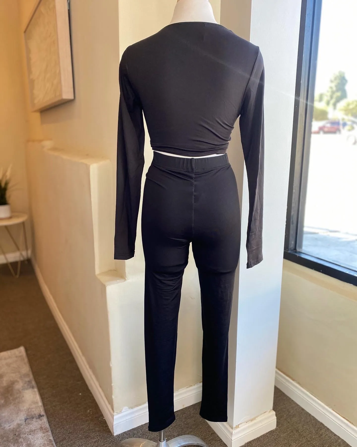 Rouge Crop Leggings Set