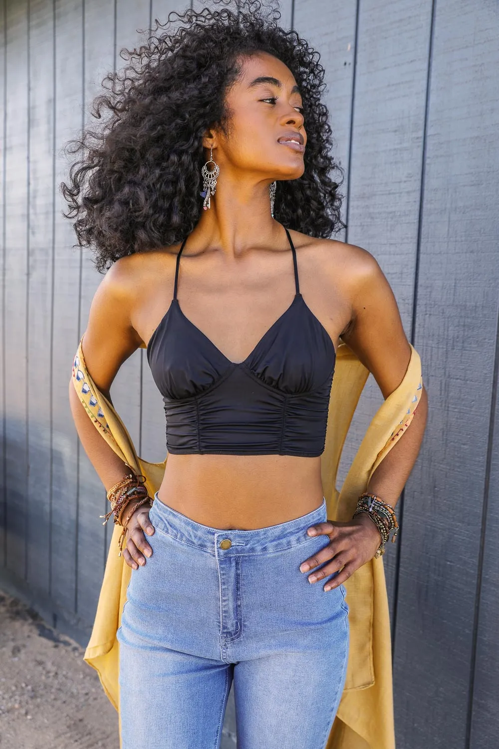 Ruched Bralette - 3 colors