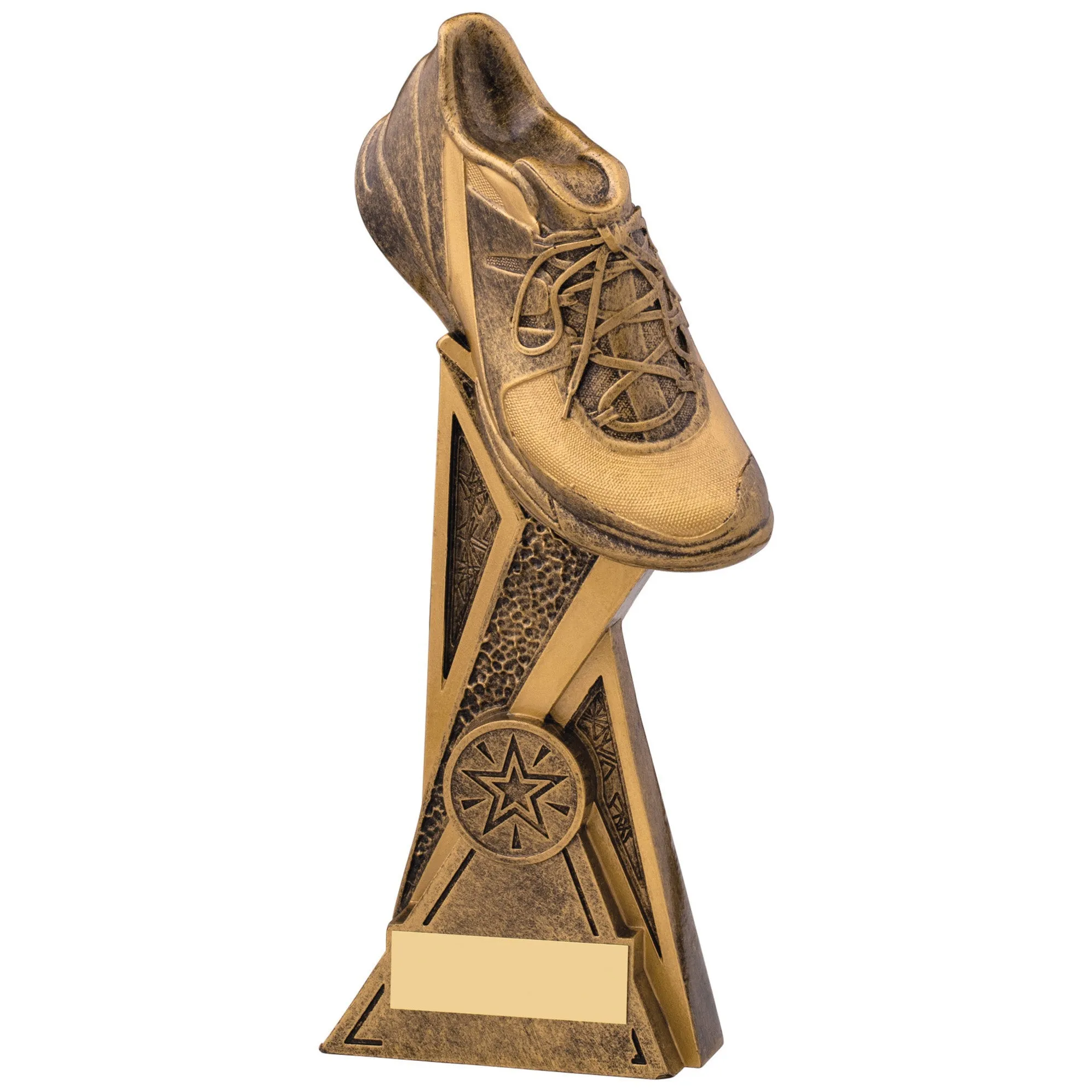 Running Shoe Storm Award - Available with Engraving and Custom 1" Centre