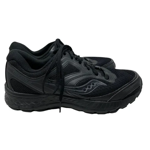 Saucony Black Cohesion 12 Sneakers Size 7.5 W WIDE