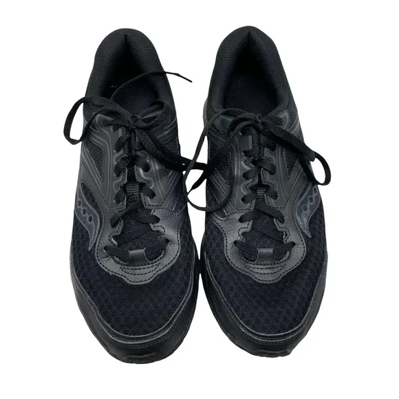 Saucony Black Cohesion 12 Sneakers Size 7.5 W WIDE
