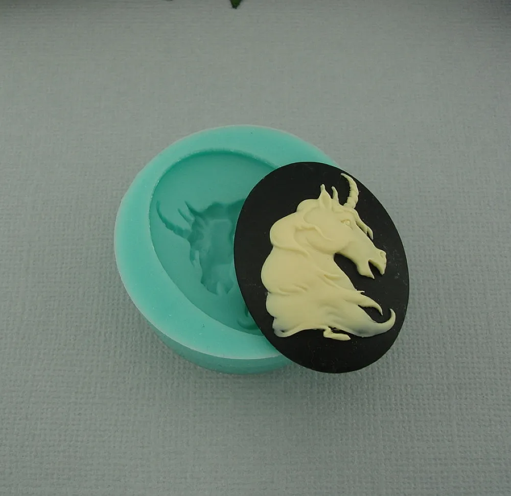 Silicone Mold Unicorn Flexible for Crafts, Resin, Clay.