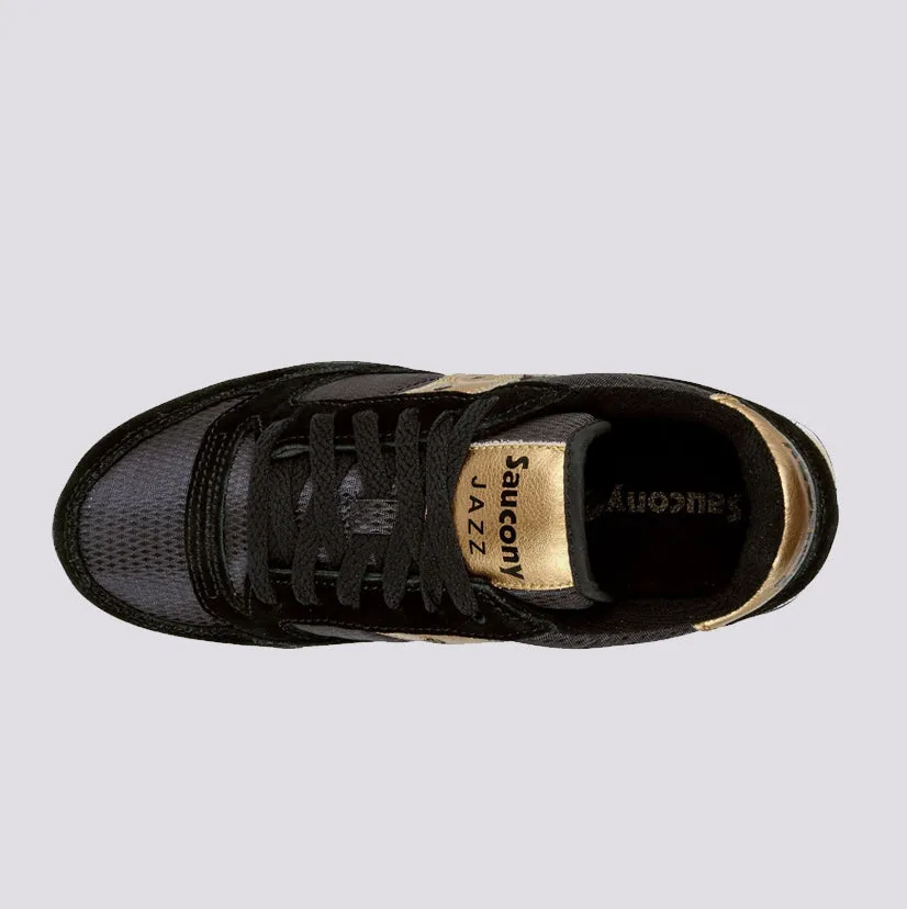 Sneakers Saucony Jazz in pelle oro e nero