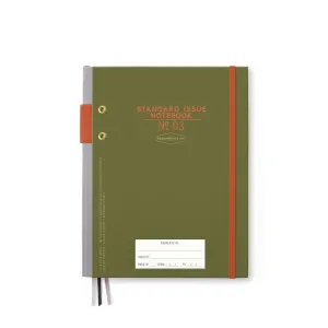 Standard Issue Planner Notebook NO. 03 in Army Green