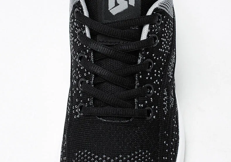 Stylish Two-Tone Casual Sneakers with Supportive Mesh Design