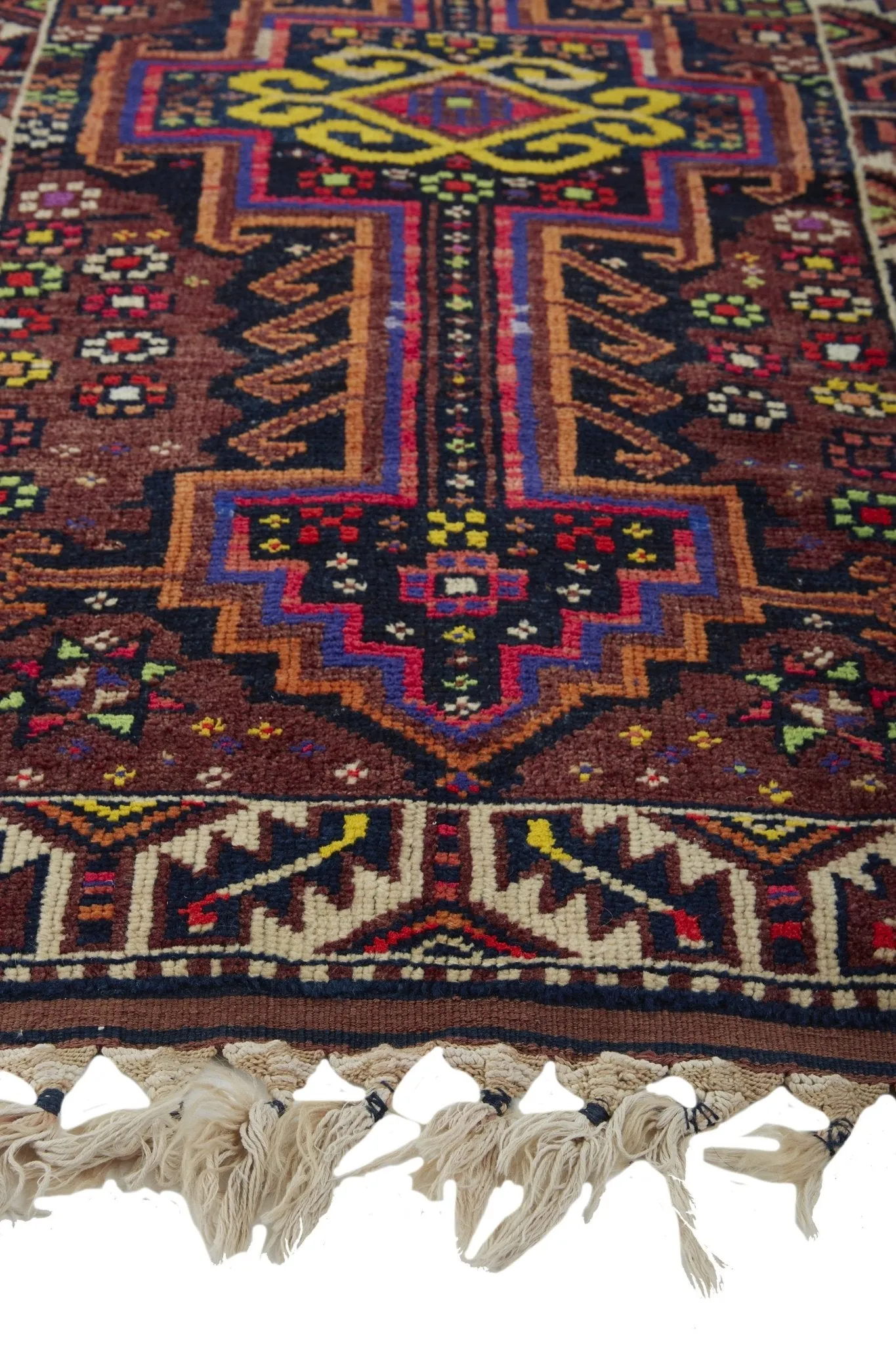 'Superbloom' Turkish Runner Rug - 3'4" x 10'5"