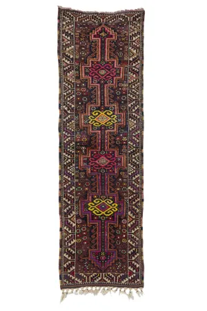 'Superbloom' Turkish Runner Rug - 3'4" x 10'5"