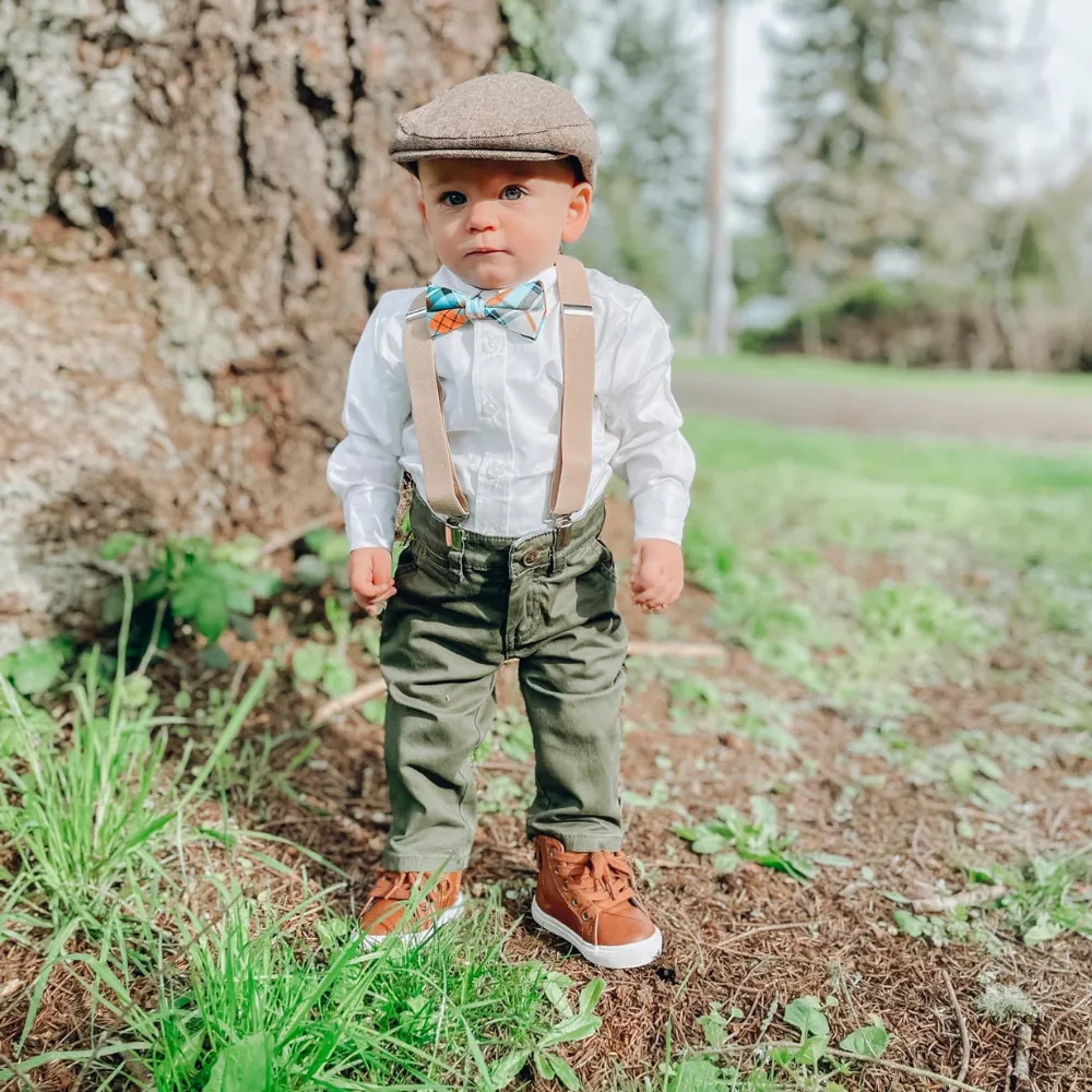 Tan Suspenders