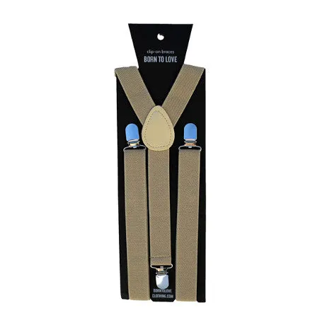 Tan Suspenders