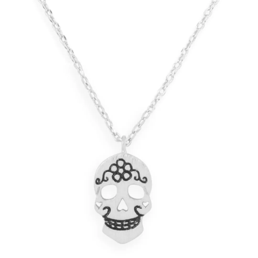 Till Death Skull Necklace