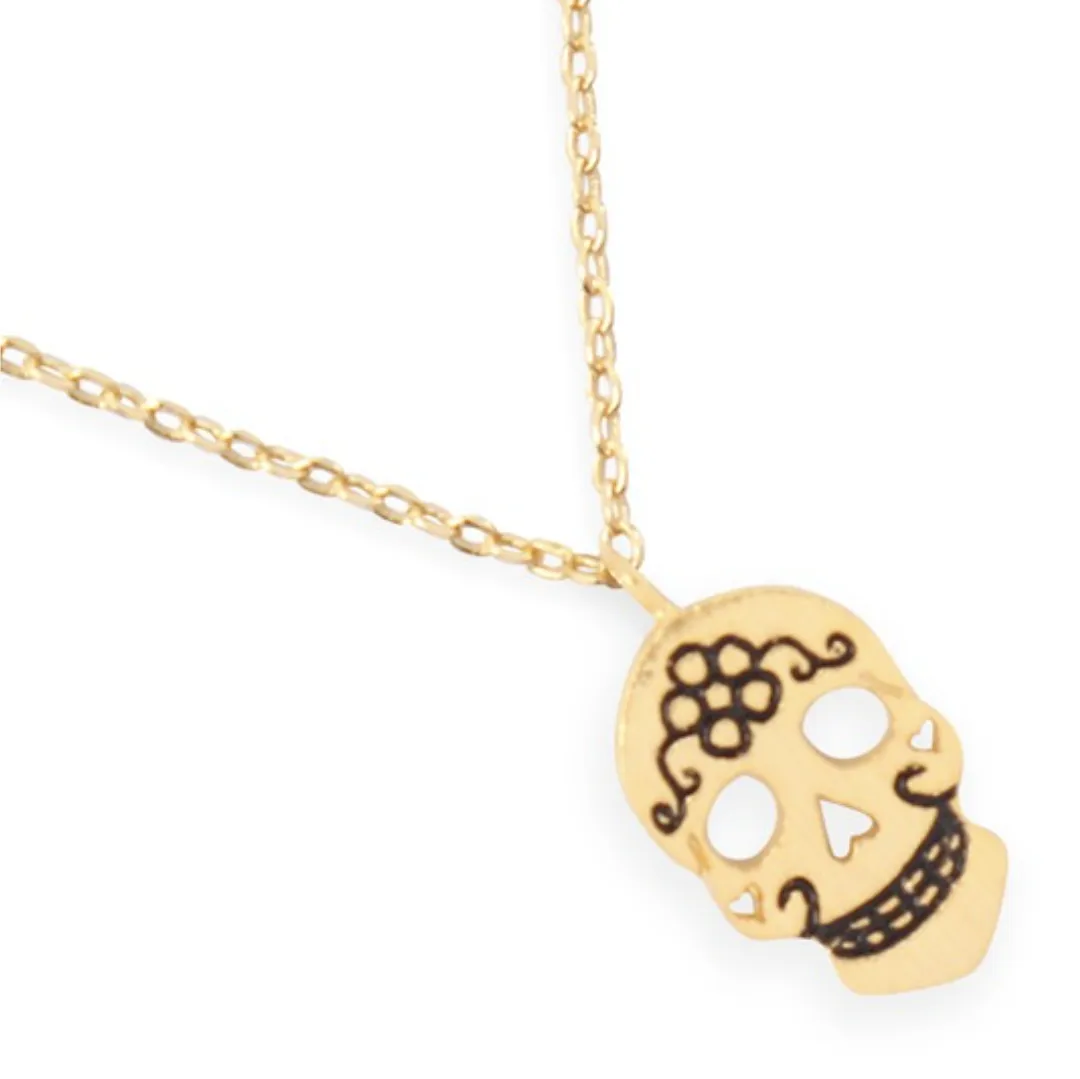 Till Death Skull Necklace
