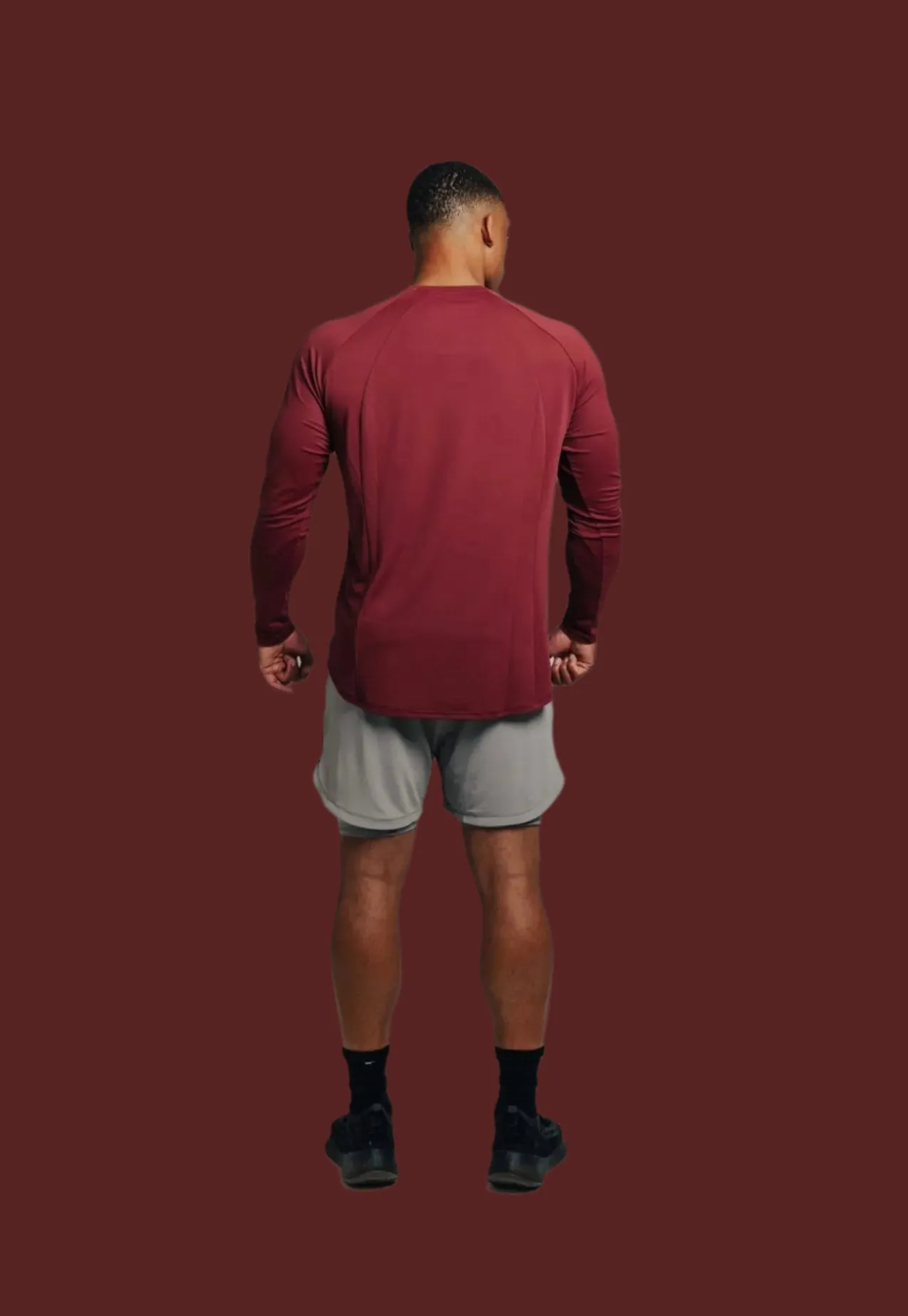 Total War Ai1 “Give Your All” Long Sleeve - Persian Red