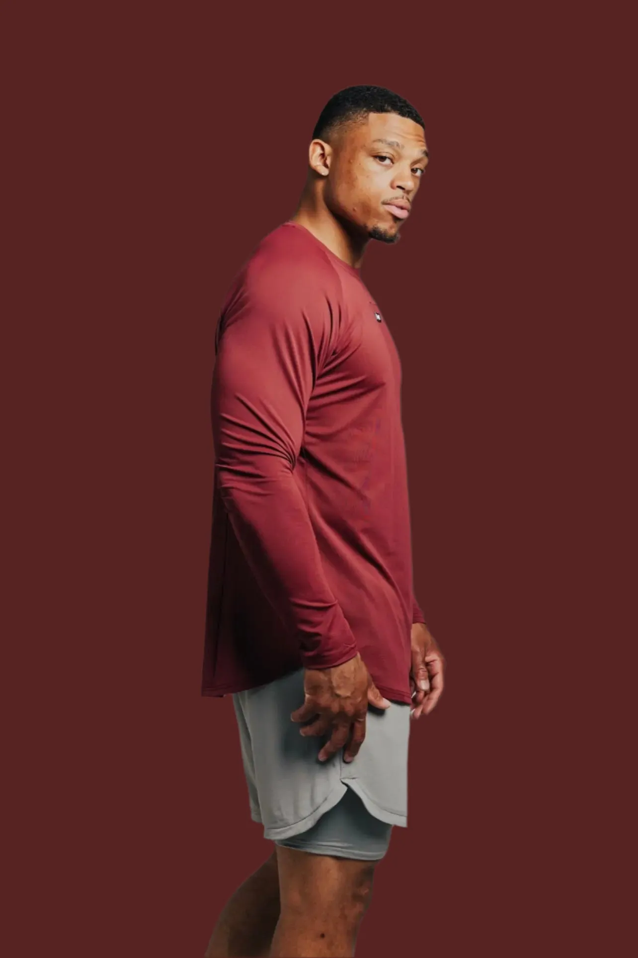 Total War Ai1 “Give Your All” Long Sleeve - Persian Red