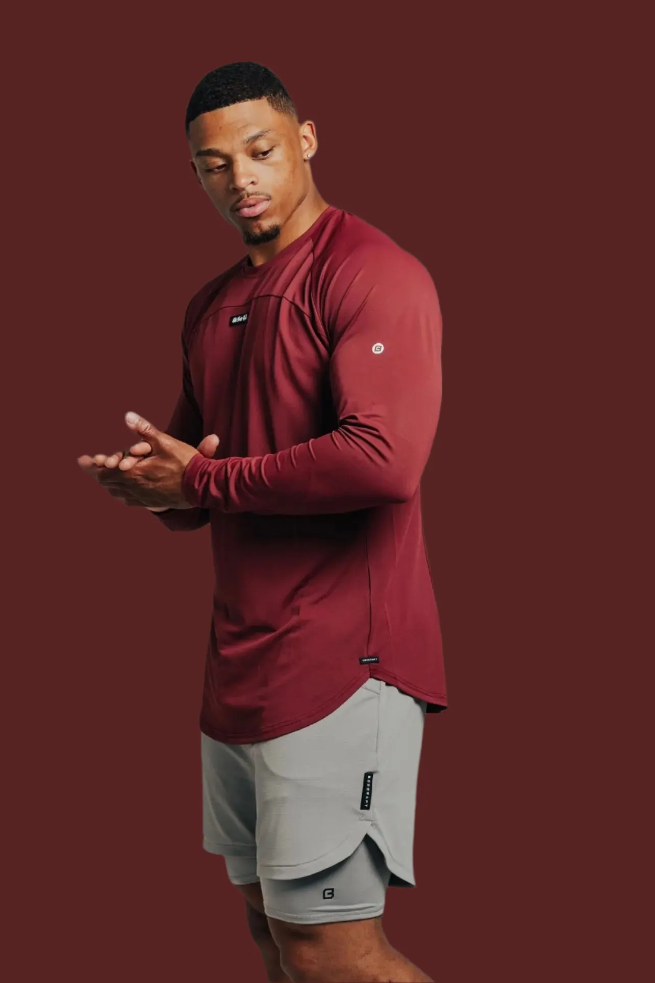 Total War Ai1 “Give Your All” Long Sleeve - Persian Red